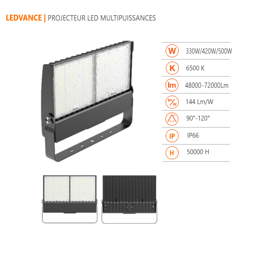 PROJECTEUR-LEDVANCE-REGLABLE-330w-420w-500W-6500K